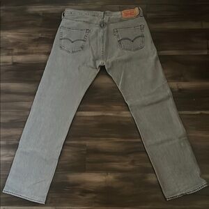 501s Levi's Men's Gray Jeans